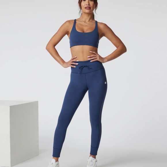 Vuori Daily Leggings FRENCH BLUE Size Small - Picture 2 of 6